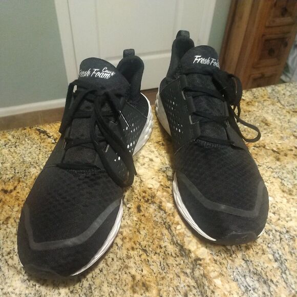 New Balance MCRUZBK Fresh Foam Cruz v2 Running Shoes Sockfit Mens Size 12 - Picture 2 of 12